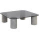 Maude 54 X 54 inch Smoked / Light Grey Outdoor Coffee Table